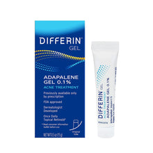 Load image into Gallery viewer, Differin Acne Treatment Gel, 30 Day Supply, Retinoid Treatment for Face with 0.1% Adapalene, Gentle Skin Care for Acne Prone Sensitive Skin, 15g Tube (Packaging May Vary)