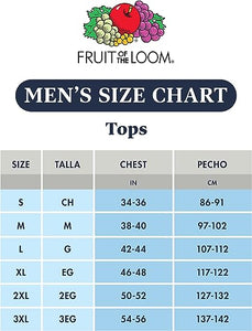 Fruit of the Loom Men's Eversoft Cotton Stay Tucked Crew T-Shirt