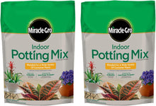 Load image into Gallery viewer, Miracle-Gro Indoor Potting Mix - Blended for a Wide Variety of Container Plants, 16 qt. (2-Pack)