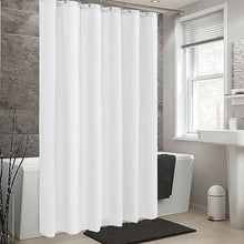 Load image into Gallery viewer, ALYVIA SPRING Waterproof Fabric Shower Curtain Liner with 3 Magnets - Soft Hotel Quality Cloth Shower Liner, Light-Weight &amp; Machine Washable - Standard Size 72x72, White