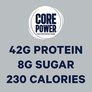 Core Power Fairlife Elite 42g High Protein Milk Shake, Ready To Drink for Workout Recovery, Vanilla, 14 Fl Oz (Pack of 12)