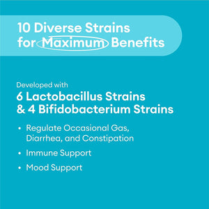 Physician's CHOICE Probiotics 60 Billion CFU - 10 Strains + Organic Prebiotics - Digestive & Gut Health - Supports Occasional Constipation, Diarrhea, Gas & Bloating - Probiotics For Women & Men - 30ct