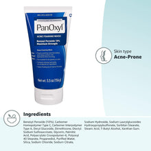 Load image into Gallery viewer, PanOxyl Acne Foaming Wash Benzoyl Peroxide 10% Maximum Strength Antimicrobial, 5.5 Oz