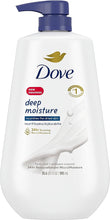 Load image into Gallery viewer, Dove Body Wash with Pump Deep Moisture For Dry Skin Moisturizing Skin Cleanser with 24hr Renewing MicroMoisture Nourishes The Driest Skin 30.6 oz