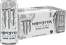 Load image into Gallery viewer, Monster Energy Zero Ultra, Sugar Free Energy Drink, 16 Ounce (Pack of 15)