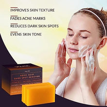 Load image into Gallery viewer, VALITIC Kojic Acid Dark Spot Remover Soap Bars with Vitamin C, Retinol, Collagen, Turmeric - Original Japanese Complex Infused with Hyaluronic Acid, Vitamin E, Shea Butter, Castile Olive Oil (2 Pack)