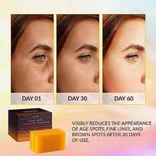 Load image into Gallery viewer, VALITIC Kojic Acid Dark Spot Remover Soap Bars with Vitamin C, Retinol, Collagen, Turmeric - Original Japanese Complex Infused with Hyaluronic Acid, Vitamin E, Shea Butter, Castile Olive Oil (2 Pack)