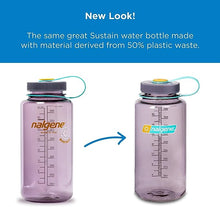 Load image into Gallery viewer, Nalgene Sustain Tritan BPA-Free Water Bottle Made with Material Derived from 50% Plastic Waste, 32 OZ, Wide Mouth