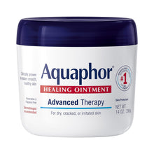 Load image into Gallery viewer, Aquaphor Healing Ointment, Advanced Therapy Skin Protectant, Dry Skin Body Moisturizer, Multi-Purpose Healing Ointment, For Dry, Cracked Skin &amp; Minor Cuts &amp; Burns, 14 Oz Jar