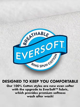 Load image into Gallery viewer, Fruit of the Loom Men&#39;s Eversoft Cotton Stay Tucked Crew T-Shirt