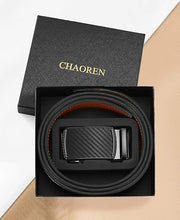 Load image into Gallery viewer, CHAOREN Leather Ratchet Belt Men - Customizable Fit, Effortless Style (35mm)