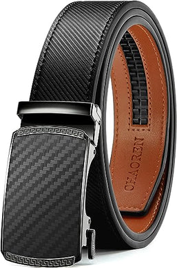 CHAOREN Leather Ratchet Belt Men - Customizable Fit, Effortless Style (35mm)