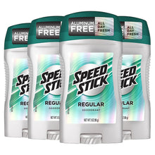 Load image into Gallery viewer, Speed Stick Men&#39;s Deodorant, Regular, 3 Ounce, 4 Pack