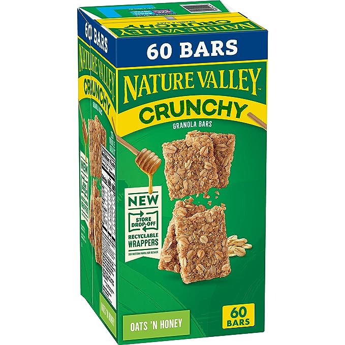 Nature Valley Crunchy Oats 'n Honey Granola Bars 30 Count