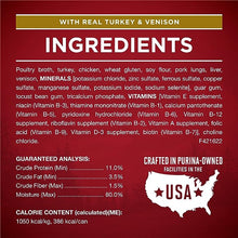 Load image into Gallery viewer, Purina ONE True Instinct Tender Cuts in Gravy With Real Turkey and Venison, and With Real Chicken and Duck High Protein Wet Dog Food Variety Pack - (12) 13 oz. Cans