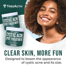 Load image into Gallery viewer, TreeActiv Cystic Acne Spot Treatment, Hormonal Acne Treatment &amp; Overnight Sulfur Cystic Acne Treatment For Face, Pimples, and Blemishes for Adults, Men, and Women - 0.5oz 120+ Uses