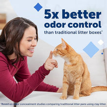 Load image into Gallery viewer, PetSafe ScoopFree Crystal Litter Tray Refills, Premium Blue Crystals, 3-Pack, Disposable Tray, Includes Leak Protection &amp; Low Tracking Litter, Absorbs Odors On Contact