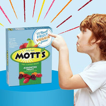 Load image into Gallery viewer, Mott&#39;s Fruit Flavored Snacks, Assorted Fruit, Pouches, 0.8 oz, 40 ct