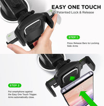 Load image into Gallery viewer, iOttie Easy One Touch 4 Dash &amp; Windshield Universal Car Mount Phone Holder Desk Stand for -iPhone, Samsung, Moto, Huawei, Nokia, LG, Smartphones, Black