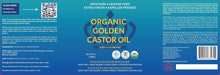 Load image into Gallery viewer, QUEEN OF THE THRONES Organic Golden Castor Oil - 500mL (16.9oz) | 100% Pure &amp; Expeller Pressed for Hair, Skin &amp; Digestion | Hexane Free | USDA Certified