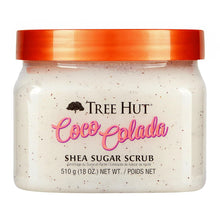 Load image into Gallery viewer, Tree Hut Shea Sugar Scrub Coco Colada, 18 oz, Ultra Hydrating and Exfoliating Scrub for Nourishing Essential Body Care