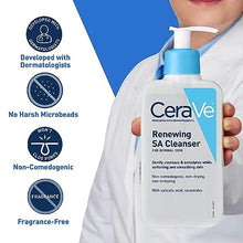 Load image into Gallery viewer, CeraVe SA Cleanser | Salicylic Acid Cleanser with Hyaluronic Acid, Niacinamide &amp; Ceramides| BHA Exfoliant for Face | Fragrance Free Non-Comedogenic | 8 Ounce