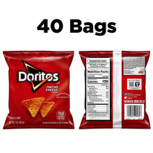 Load image into Gallery viewer, Doritos Nacho Cheese Flavored Tortilla Chips, 1oz Bags (40 Pack)