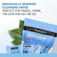 Load image into Gallery viewer, Neutrogena Makeup Remover Wipes Singles, Daily Facial Cleanser Towelettes, Gently Removes Oil &amp; Makeup, Alcohol-Free Makeup Wipes, Individually Wrapped, 20 ct