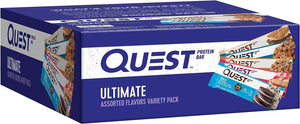 Quest Nutrition Ultimate Variety Pack Protein Bars, High Protein, Low Carb, Gluten Free, Keto Friendly, 12 Count