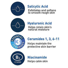 Load image into Gallery viewer, CeraVe SA Cleanser | Salicylic Acid Cleanser with Hyaluronic Acid, Niacinamide &amp; Ceramides| BHA Exfoliant for Face | Fragrance Free Non-Comedogenic | 8 Ounce