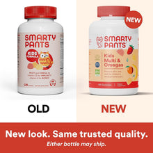 Load image into Gallery viewer, SmartyPants Kids Formula Daily Gummy Multivitamin: Vitamin C, D3, and Zinc for Immunity, Gluten Free, Omega 3 Fish Oil (DHA/EPA), Vitamin B6, Methyl B12, 120 Count (30 Day Supply)