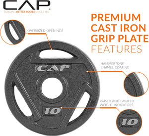 CAP Barbell Olympic Grip Weight Plate Collection