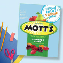 Load image into Gallery viewer, Mott&#39;s Fruit Flavored Snacks, Assorted Fruit, Pouches, 0.8 oz, 40 ct