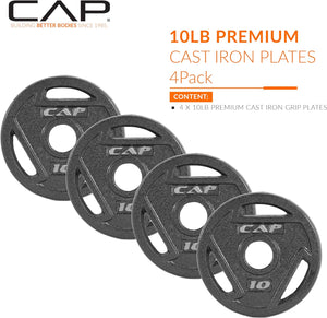 CAP Barbell Olympic Grip Weight Plate Collection