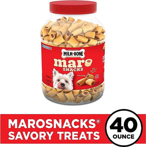 Milk-Bone MaroSnacks Dog Treats, Beef, 40 Ounce