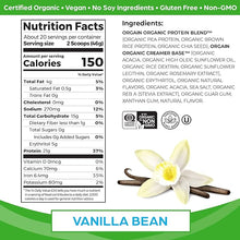 Load image into Gallery viewer, Orgain Organic Vegan Protein Powder, Vanilla Bean - 21g Plant Based Protein, Gluten Free, Dairy Free, Lactose Free, Soy Free, No Sugar Added, Kosher, For Smoothies &amp; Shakes - 2.03lb