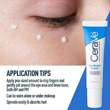 Load image into Gallery viewer, CeraVe Eye Repair Cream | Under Eye Cream for Dark Circles and Puffiness | Suitable for Delicate Skin Under Eye Area | 0.5 Ounce