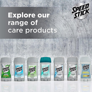 Speed Stick Men's Deodorant, Regular, 3 Ounce, 4 Pack