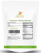 Load image into Gallery viewer, Pure Coconut Water Powder Coconut Water Extract Natural Coconut Water Powder | Instant Mix in Water Hydrates Naturally - 4oz