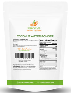 Pure Coconut Water Powder Coconut Water Extract Natural Coconut Water Powder | Instant Mix in Water Hydrates Naturally - 4oz