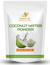 Load image into Gallery viewer, Pure Coconut Water Powder Coconut Water Extract Natural Coconut Water Powder | Instant Mix in Water Hydrates Naturally - 4oz