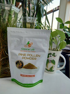 Pure Pine Pollen Powder Pine Pollen Extract Natural Pine Pollen | Higher Nutrition Improve Immunity Digestion System - 4oz