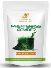 Load image into Gallery viewer, Wheatgrass Powder Wheat Grass Juice Powder Super Food Dietary Supplement Chlorophyll Rich Food Vegan Non-GMO - 4Oz